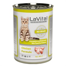 Lavital Kitten Tahılsız Tavuklu Yavru Konserve Kedi Maması