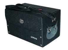 Lepus Style Bag Kedi Taşıma Çantası Siyah 25x40x25h