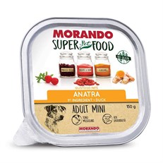 Morando Super Food Ördekli Küçük Irk Pate Yetişkin Köpek Konservesi