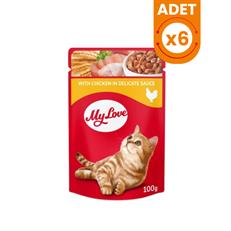 My Love Soslu Tavuklu Pouch Konserve Kedi Maması