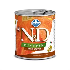 N&D Pumpkin Balkabaklı ve Geyik Etli Konserve Köpek Maması