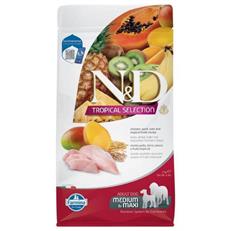 N&D Tropical Selection Tavuklu ve Tropical Meyveli Orta ve Büyük Irk Yetişkin Köpek Maması