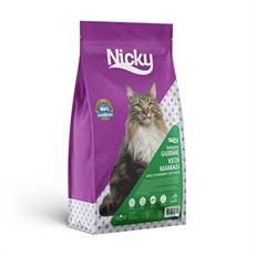 Nicky Adult Multi Color Tahıllı Tavuklu Gurme Yetişkin Kedi Maması