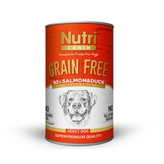 Nutri Canin Tahılsız Somon ve Ördekli Yetişkin Konserve Köpek Maması