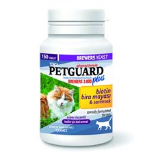 Petguard Biotin ve Sarımsaklı Bira Mayası Kedi Vitamini