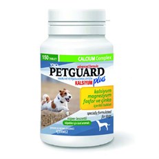 Petguard Plus Kalsiyum Fosfor ve Çinkolu Köpek Vitamini