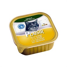 Plaisir Hindili Pate Yetişkin Konserve Kedi Maması