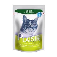 Plaisir Somonlu Morina Balıklı Pouch Konserve Kedi Maması