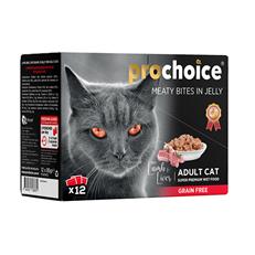 Pro Choice Kuzu Etli ve Cigerli Family Pack Konserve Kedi Maması