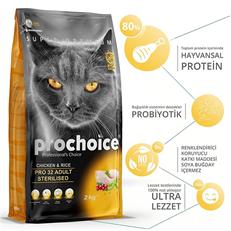 Pro Choice Pro 32 Sterilised Tavuklu Kısırlaştırılmış Kedi Maması