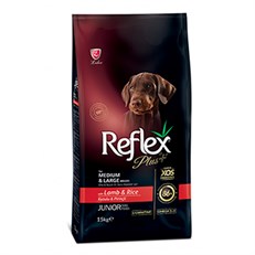 Reflex Plus Kuzu Etli Orta ve Büyük Irk Yavru Köpek Maması