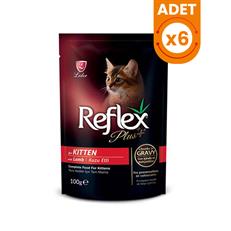 Reflex Plus Kuzu Etli Pouch Yavru Konserve Kedi Maması