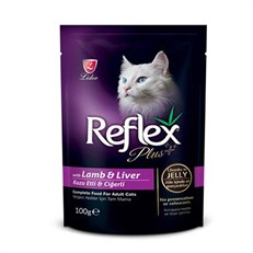 Reflex Plus Kuzu Etli Pouch Yetişkin Konserve Kedi Maması