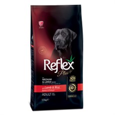 Reflex Plus Kuzulu Orta ve Büyük Irk Yetişkin Köpek Maması