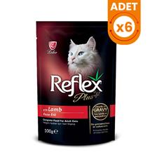 Reflex Plus Kuzulu Soslu Yetişkin Konserve Kedi Maması