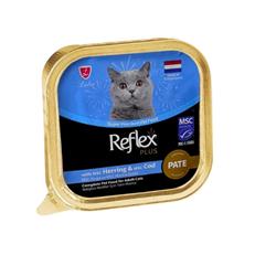 Reflex Plus Pate Ringa ve Morina Balıklı Yetişkin Konserve Kedi Maması