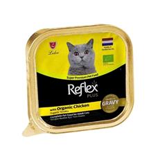 Reflex Plus Sos İçinde Parça Organik Tavuk Etli Yetişkin Konserve Kedi Maması