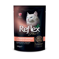 Reflex Plus Tuna Balıklı ve Somonlu Yetişkin Konserve Kedi Maması