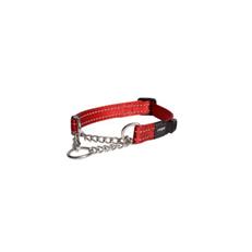 Rogz Utility Control Chain Halsband Kontrol Zicirli Köpek Boyun Tasması Kırmızı