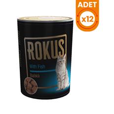 Rokus Balıklı Yetişkin Konserve Kedi Maması