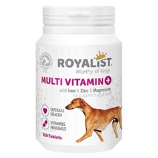Royalist Multivitamin Köpekler için Mineral Katkılı Tablet