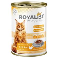 Royalist Tavuklu Parça Etli Gravy Yetişkin Konserve Kedi Maması
