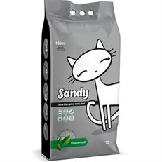Sandy Sodyum Ultra Topaklaşan Kokusuz Doğal Kedi Kumu