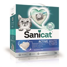 Sanicat Active White Ultra Topaklanan Doğal Kedi Kumu