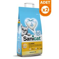 Sanicat Classic Oksijen Kontrollü Ultra Emici Kedi Kumu