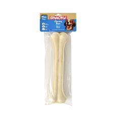 Snacky Beyaz Preslenmiş Yüksek Proteinli Köpek Çiğneme Kemiği