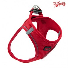 Tailpetz Air Mesh Köpek Göğüs Tasması (M) Kırmızı