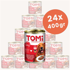 Tomi Sığır Etli Köpek Konservesi 24x400 Gr