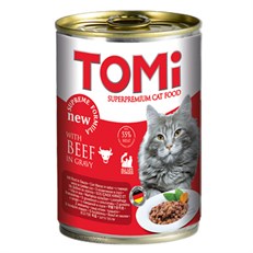 Tomi Sığır Etli Yetişkin Konserve Kedi Maması