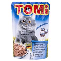 Tomi Somonlu ve Alabalıklı Yetişkin Konserve Kedi Maması
