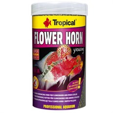 Tropical Flower Horn Young Pellet Genç Flower Horn Balıkları için Renklendirici Balık Yemi
