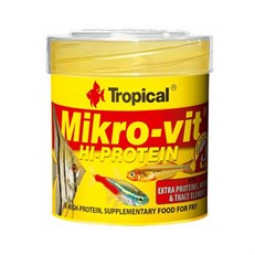 Tropical Mikro-Vit Hı-Protein Yavru Balıklar için Yüksek Proteinli Balık Yemi