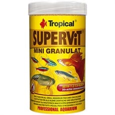 Tropical Süpervit Mini Granulat Küçük Akvaryum Balıkları için Granül Balık Yemi