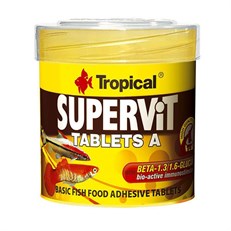 Tropical Süpervit Tablets A Yapışan Tablet Balık Yemi
