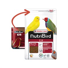 Versele Laga Nutribird C19 Pellet Karışık Kanarya ve Finch Yemi