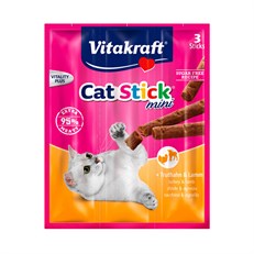 Vitakraft Sticks Hindi ve Kuzu Etli Kedi Ödül Maması