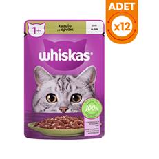 Whiskas Pouch Kuzu Etli Yetişkin Konserve Kedi Maması