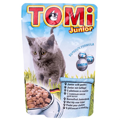 Tomi Kanatlı Etli Pouch Yavru Konserve Kedi Maması