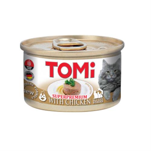 Tomi Kıyılmış Tavuklu Tahılsız Yetişkin Konserve Kedi Maması