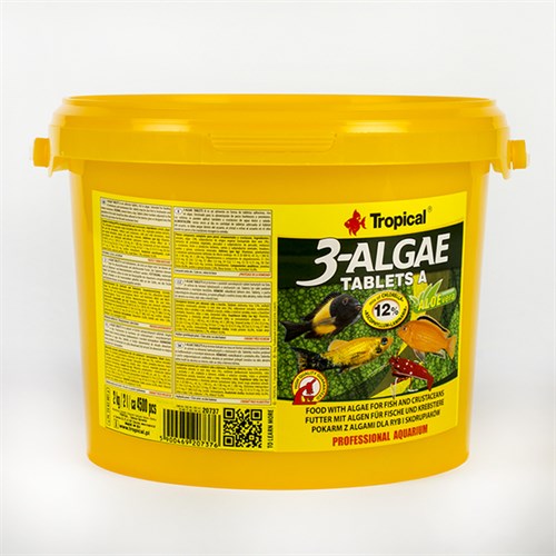 Tropical 3-Algae Tablet Tatlı ve Tuzlu Su Balıkları için Alg İçeren Tablet Balık Yemi