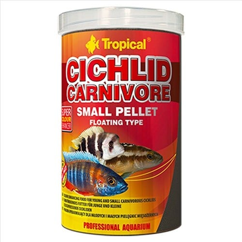 Tropical Cichlid Carnivore Pellet Granür Etobur Ciklet Yemi