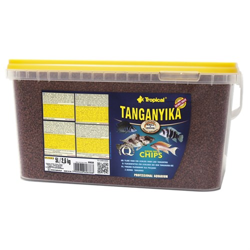 Tropical Tanganyika Chips Ciklet Balıkları için Cips Yem