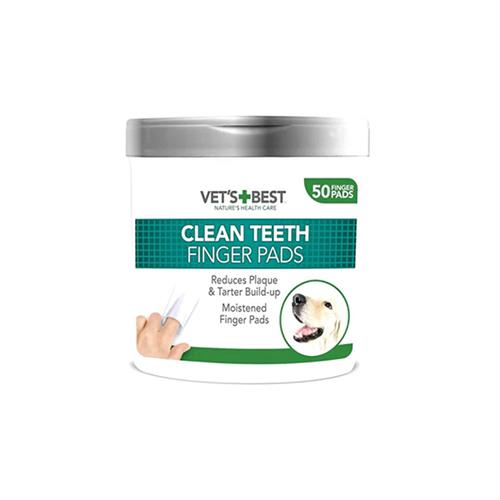 Vet's Best Plak ve Tartar Oluşumunu Engelleyen Köpek Diş Temizleme Parmak Pedi