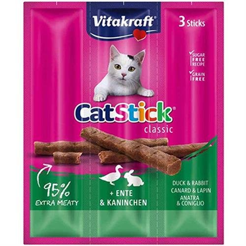 Vitakraft Cat Stick Tavşanlı ve Ördekli Kedi Ödül Maması