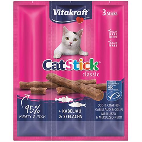 Vitakraft Cat Sticks Morina Balıklı Kedi Ödül Maması