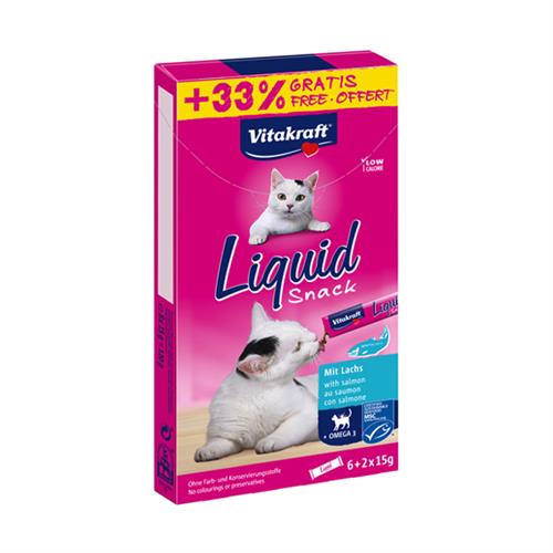 Vitakraft Omega-3 Somonlu Sıvı Kedi Ödül Maması